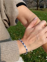 Vicenza - Piazzetta Palladio 2 - Bracciale Crivelli ZAFFIRO in Oro bianco Zaffiro 7.42 Ct 035-VB27559 ZF - 035-VB27559 ZF